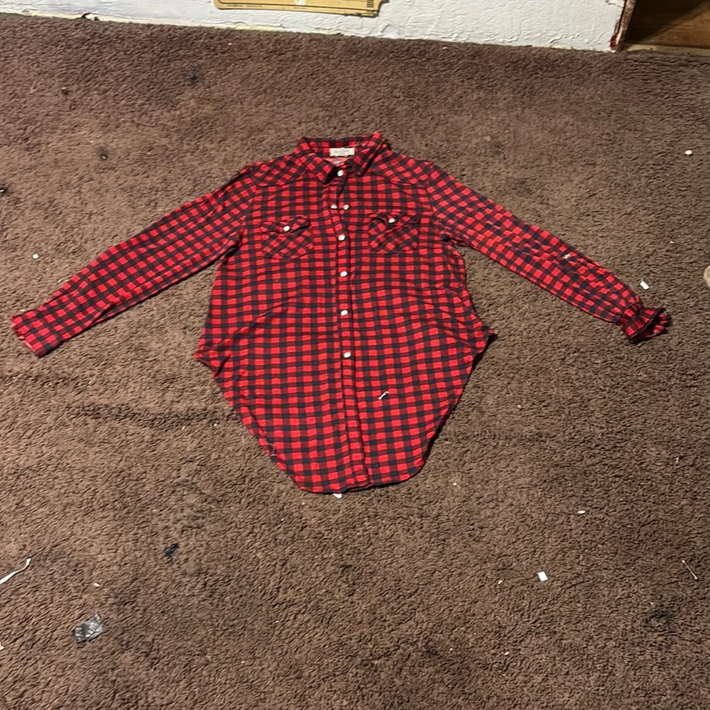 Button up tie shirt